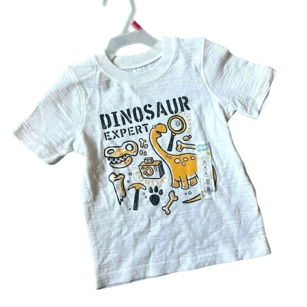 NWT Baby Boys Jumping Beans Dino Explorer Graphic Tee Shirt - Sz 18 mo
